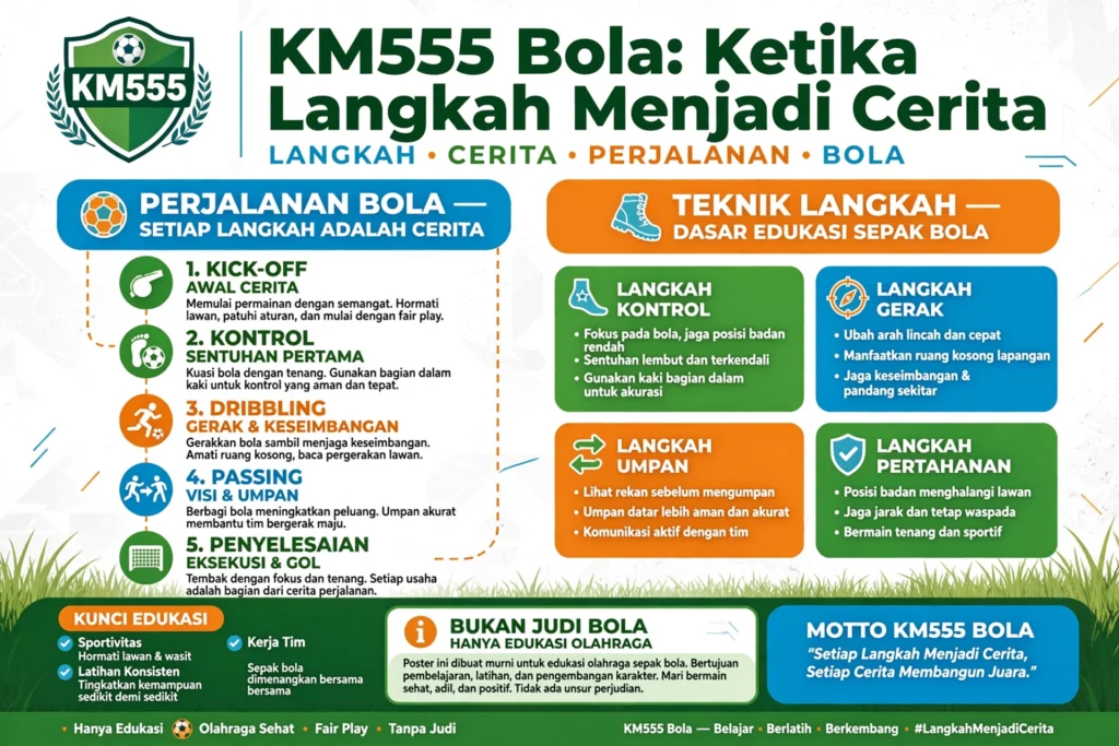 KM555 Bola: Ketika Langkah Menjadi Cerita