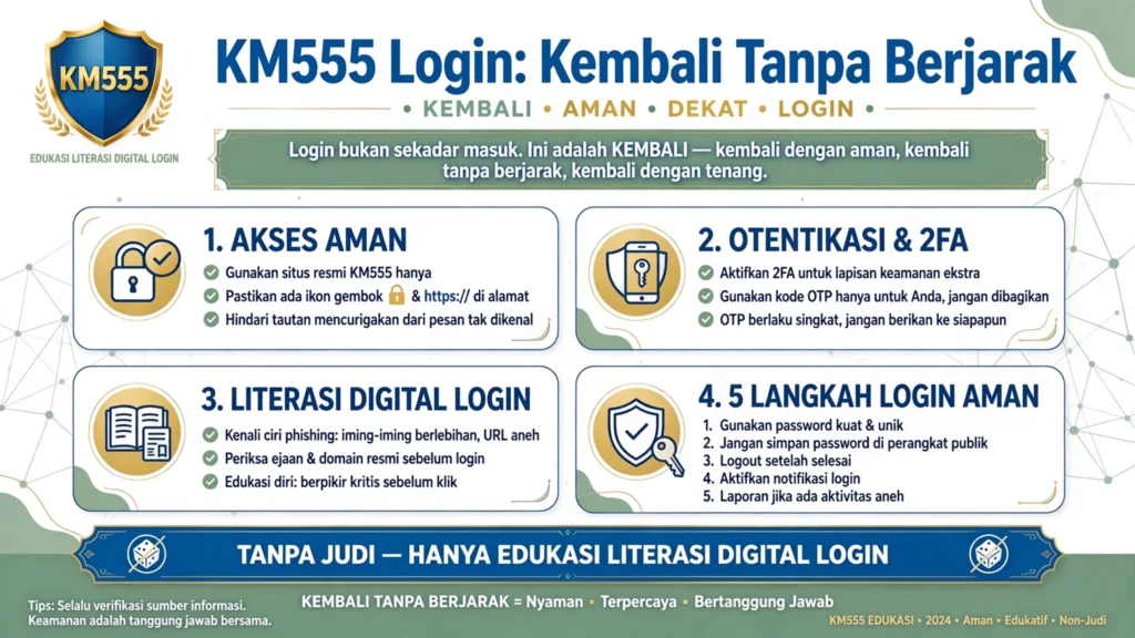 KM555 Login: Kembali Tanpa Berjarak
