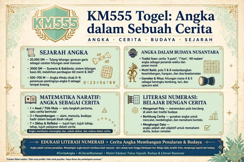 KM555 Togel: Angka dalam Sebuah Cerita